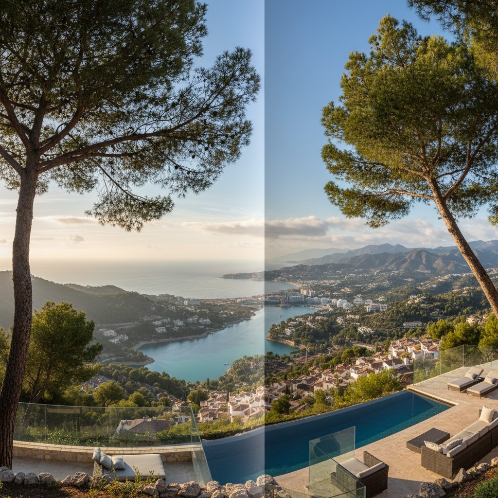 location and setting: where mountains meet the mediterranean