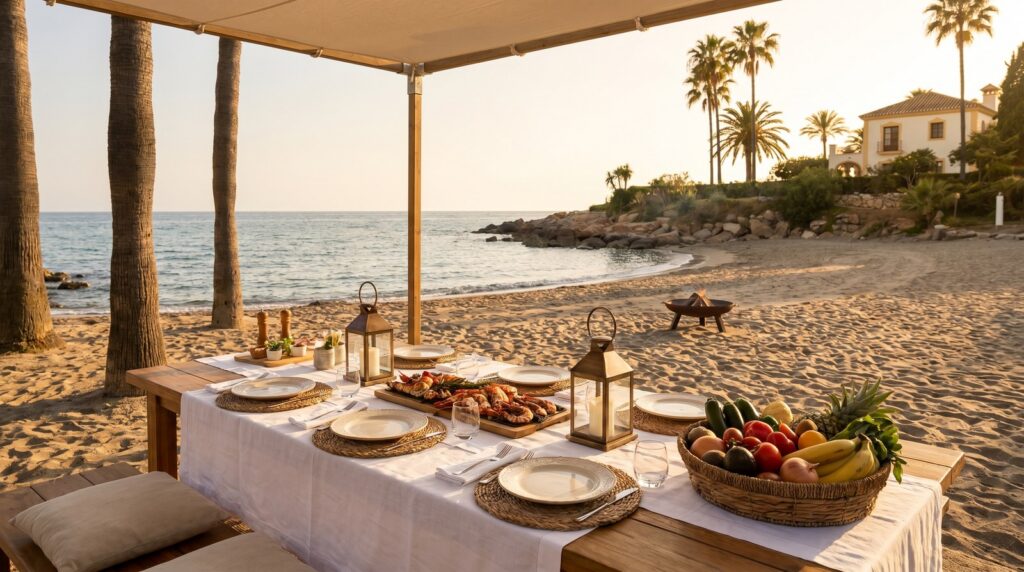 How to Organize a Beach BBQ in Marbella: Permits, Locations & Insider Tips - editorial view