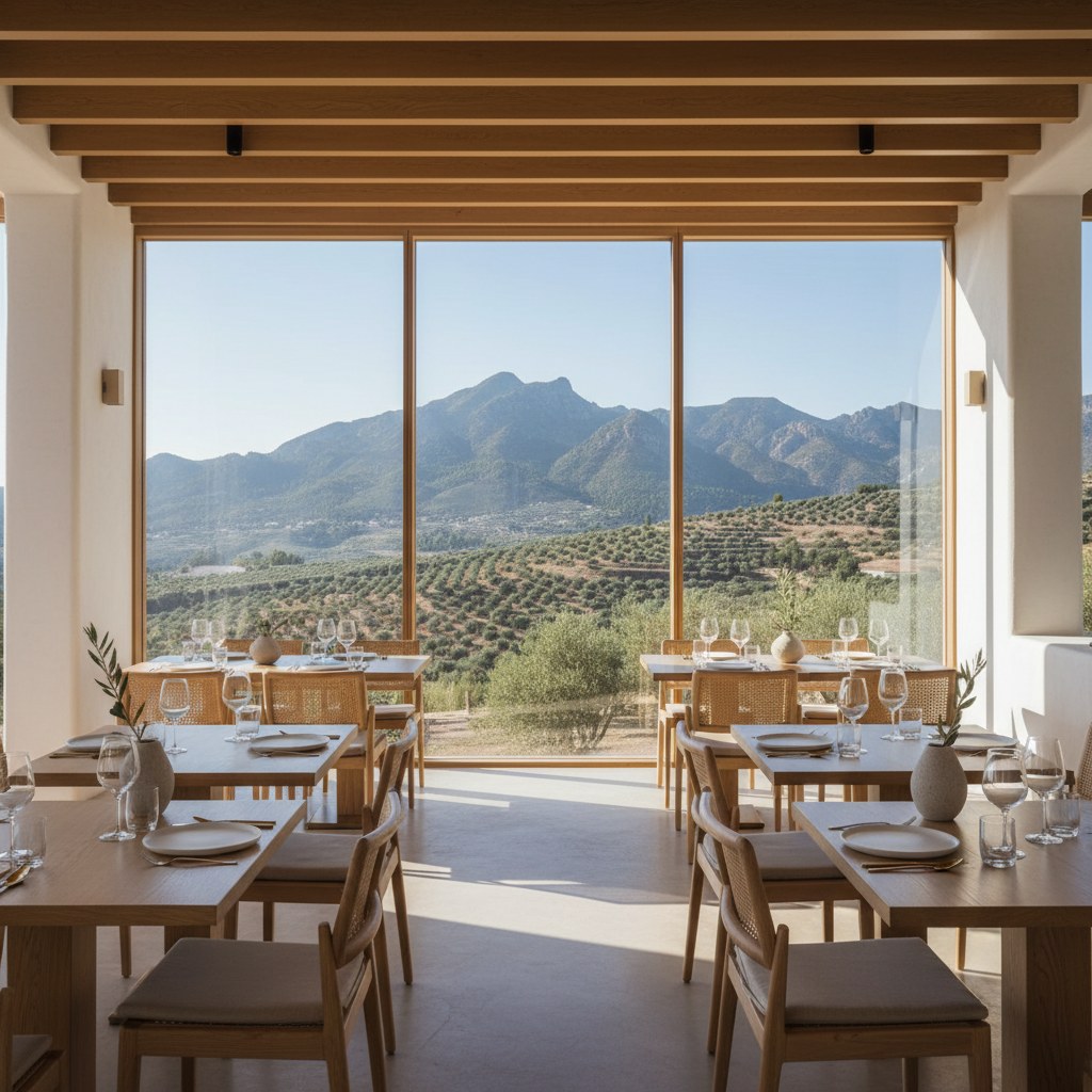 contemporary dining: modern interpretations in an ancient village
