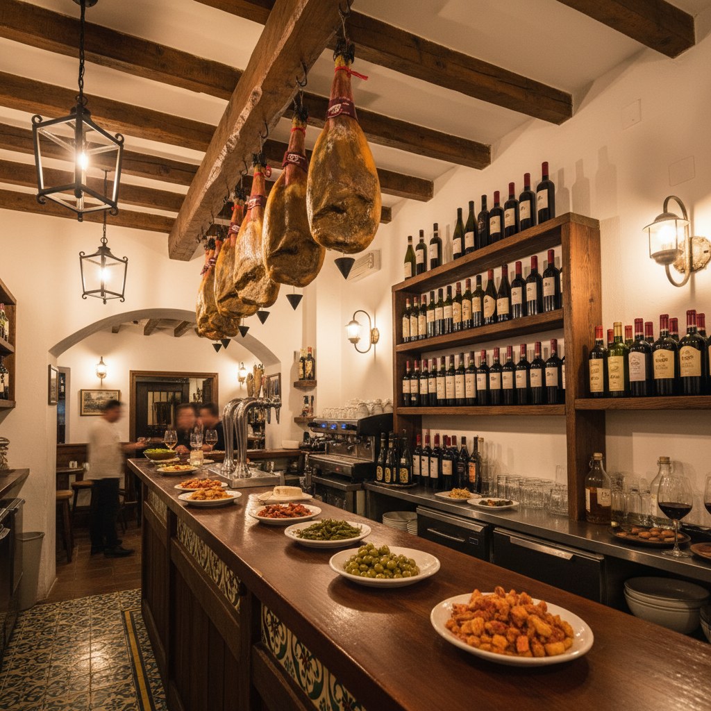 the old town experience: traditional tapas bars & spanish character