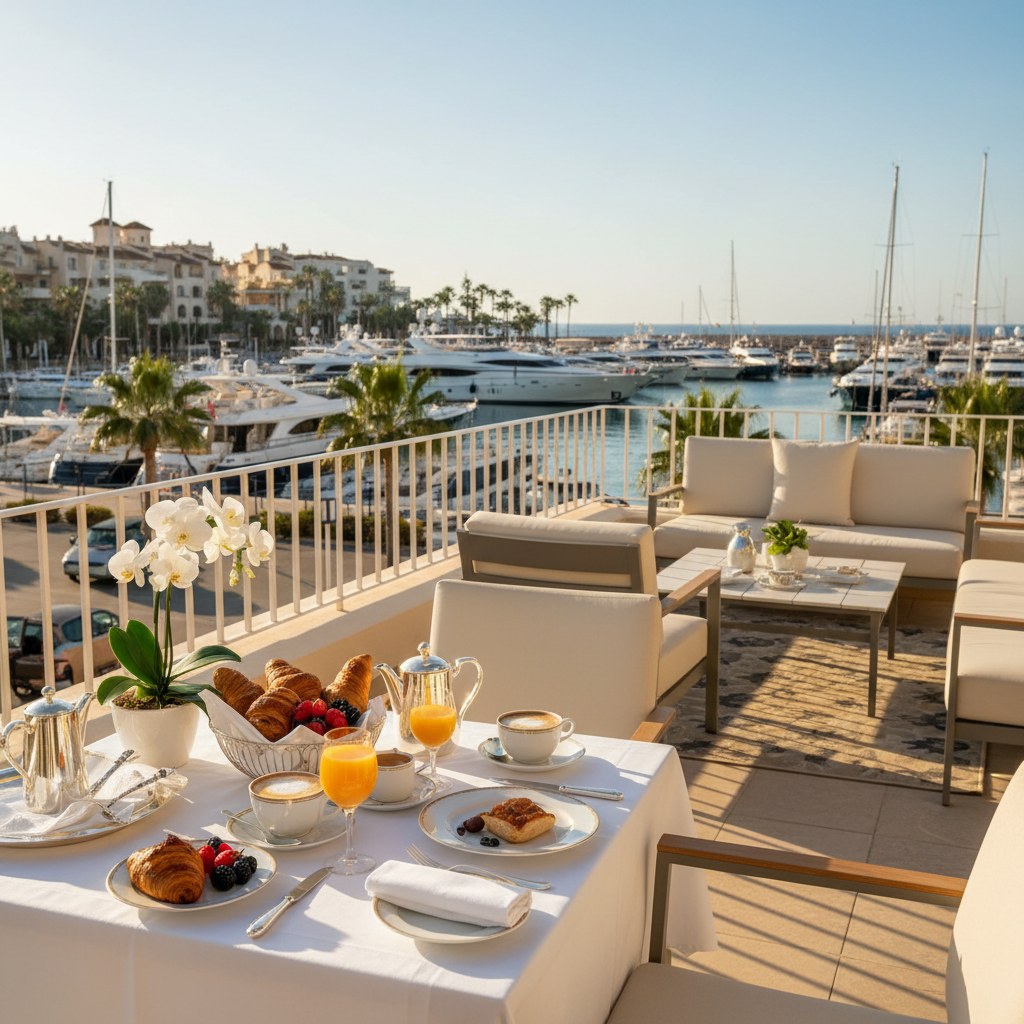 puerto banús: glamour & harbourside tables