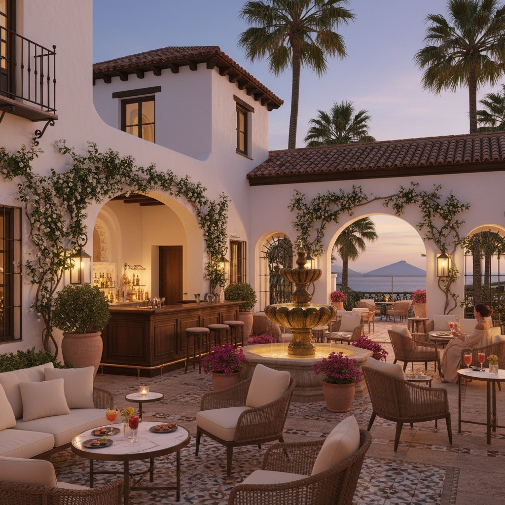 la plaza at puente romano: the social heart of the golden mile