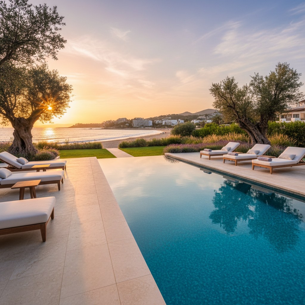 outdoor living: from terrace to private beach