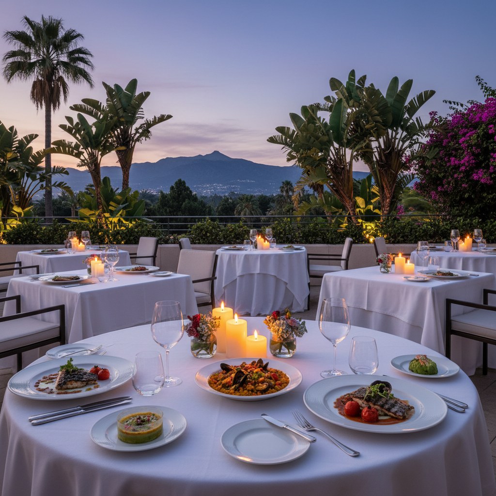 dining at boho club: from mediterranean breakfast to flamenco tapas