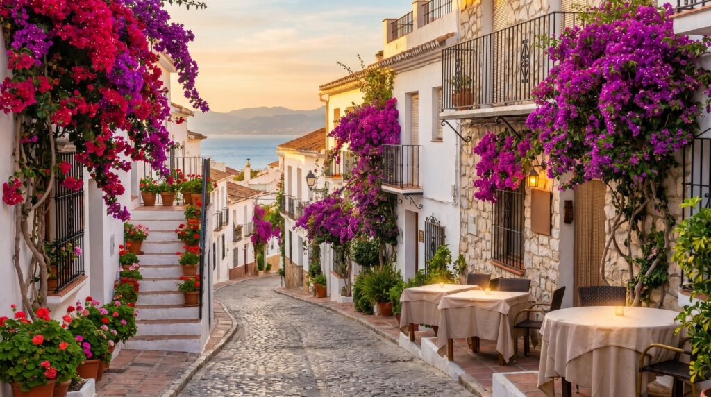 bougainvillea in Marbella in Marbella