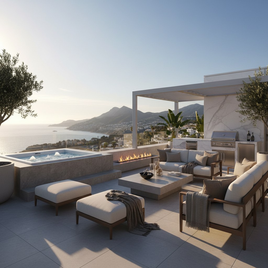 outdoor living and panoramic views