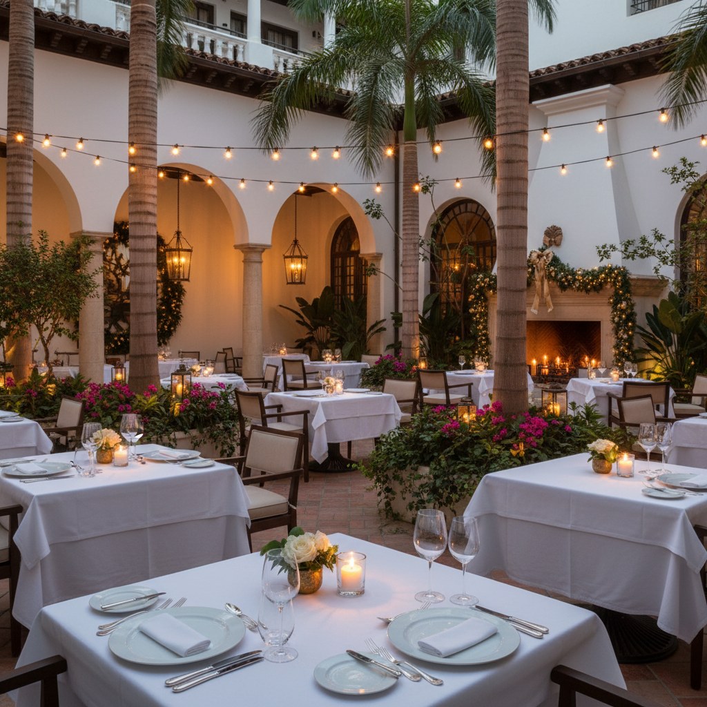 the golden mile's iconic christmas tables