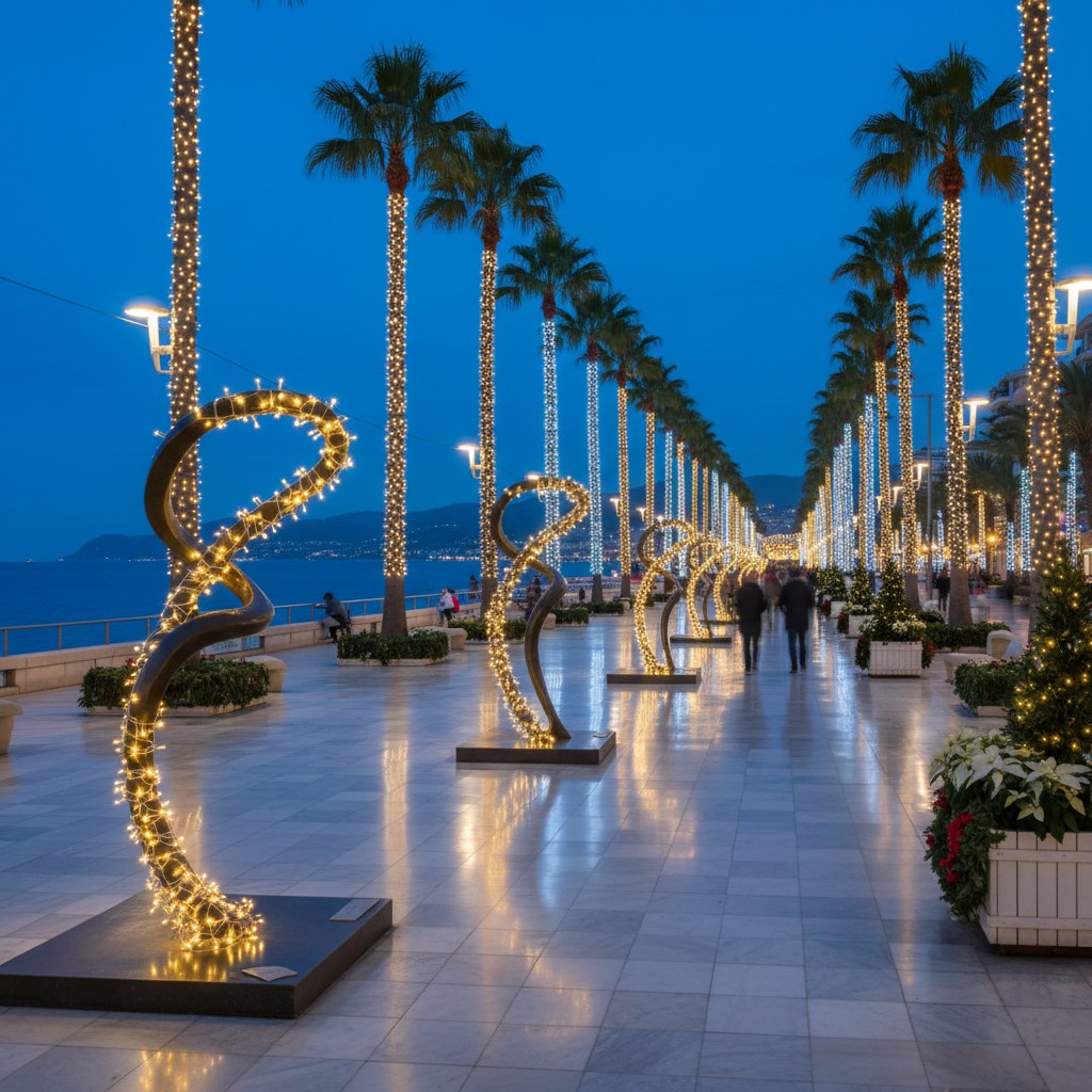 christmas lights and decorations