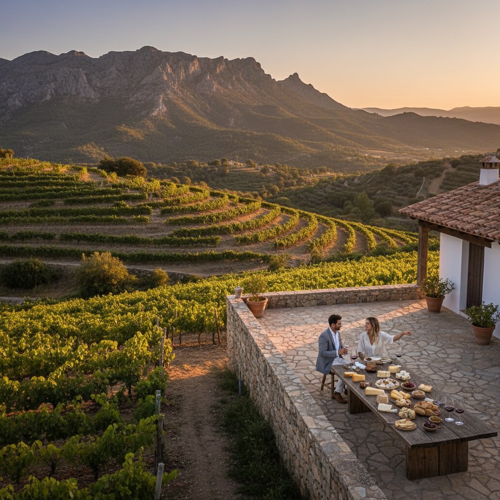 wine tasting in the serranía de ronda
