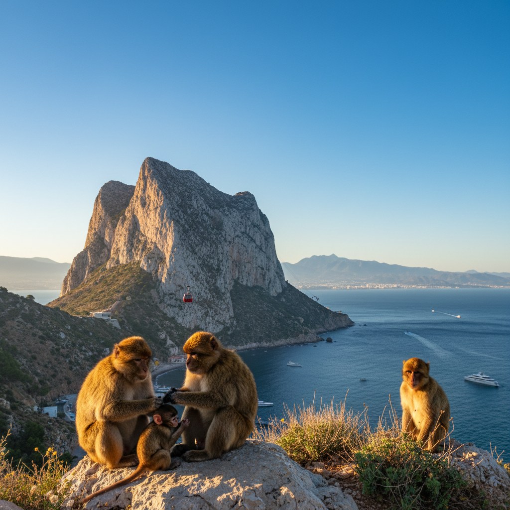 gibraltar: british territory on mediterranean shores