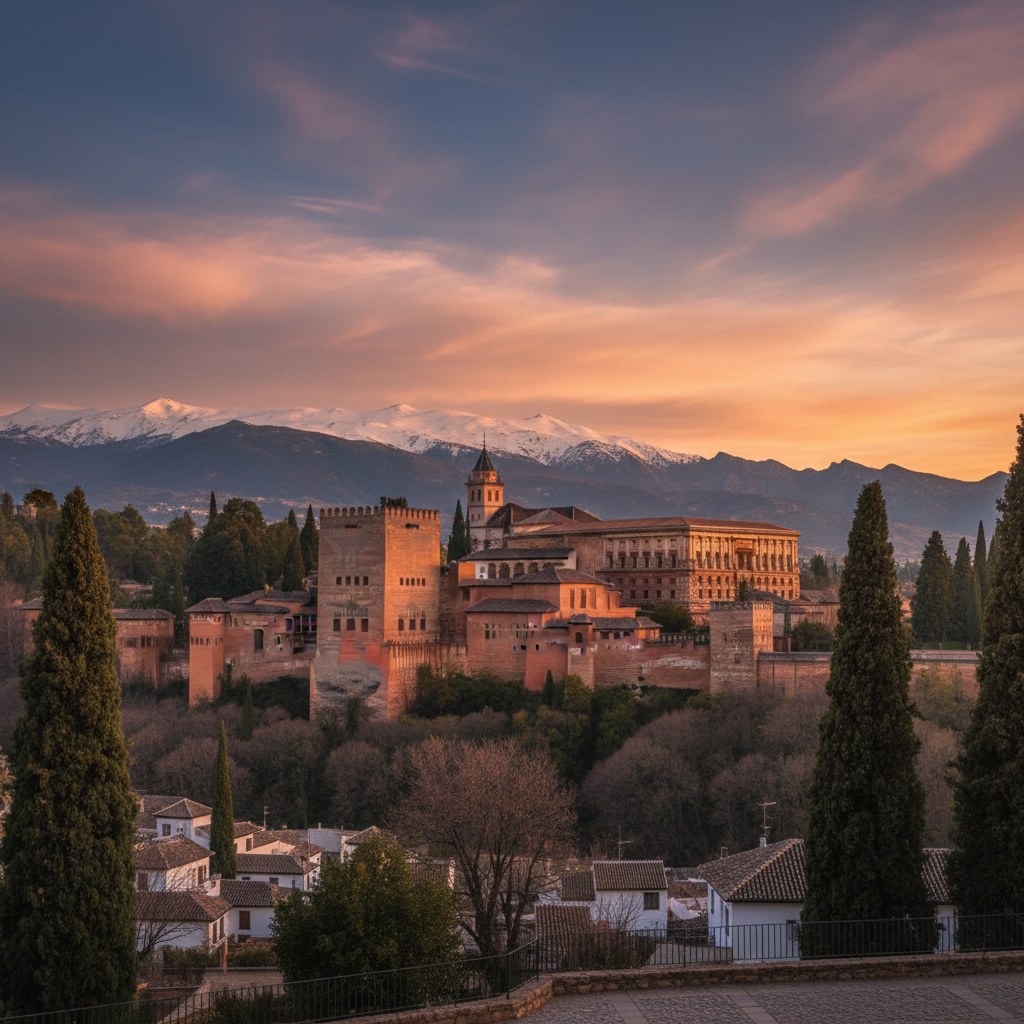 granada: the alhambra and sierra nevada backdrop