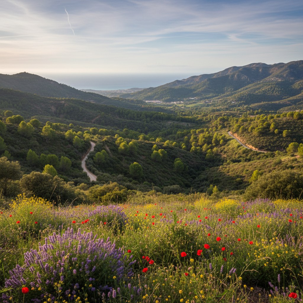 location and natural setting in benahavis