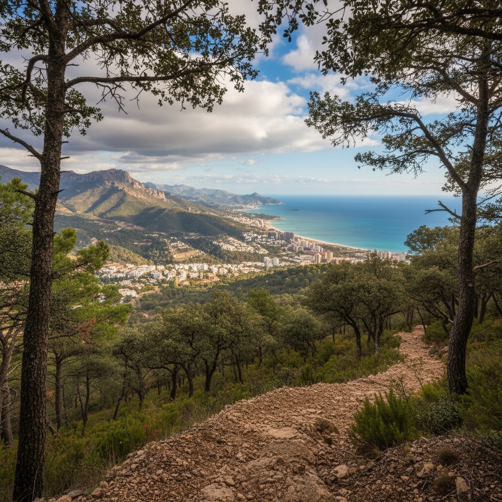 outdoor activities: mountains, trails, and year-round weather