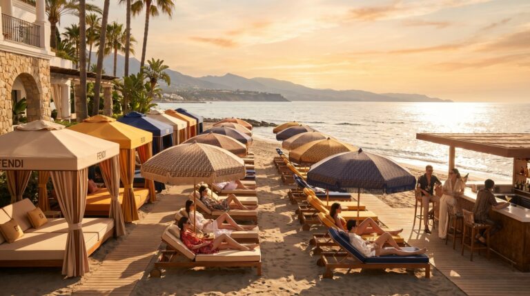 Fendi Beach Club Puente Romano, Puente Romano beach club