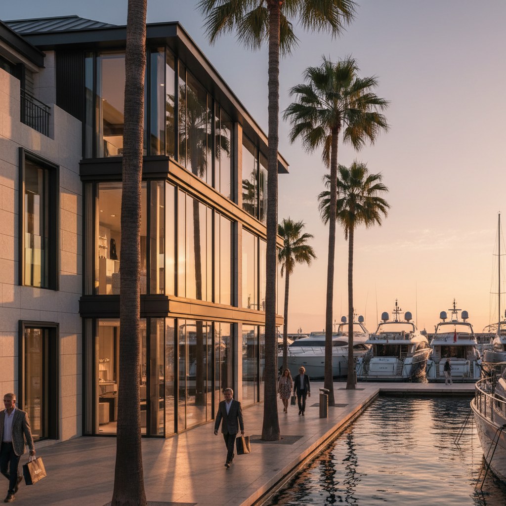fendi's puerto banús flagship: three floors of italian luxury