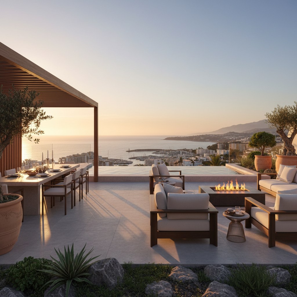 the duplex penthouses: rooftop living redefined