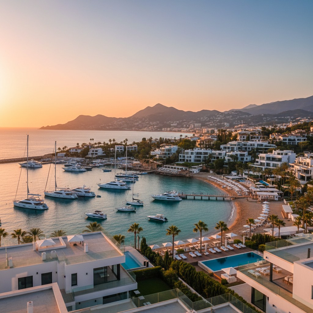 arriving and settling into marbella