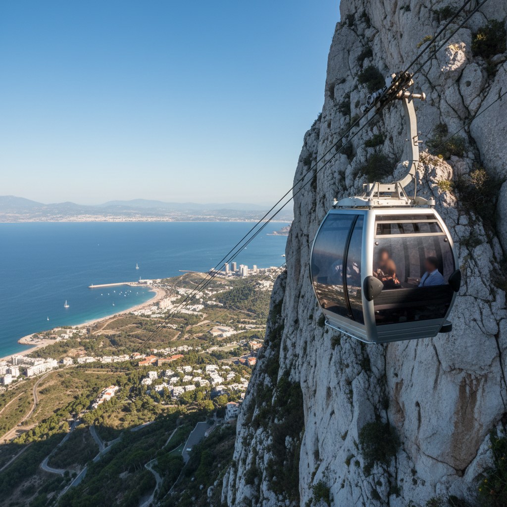the rock of gibraltar: europe's iconic limestone monolith