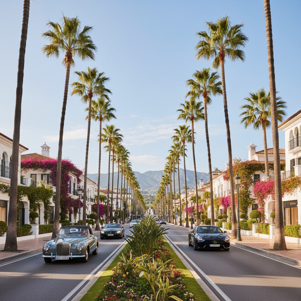 what defines the golden mile marbella