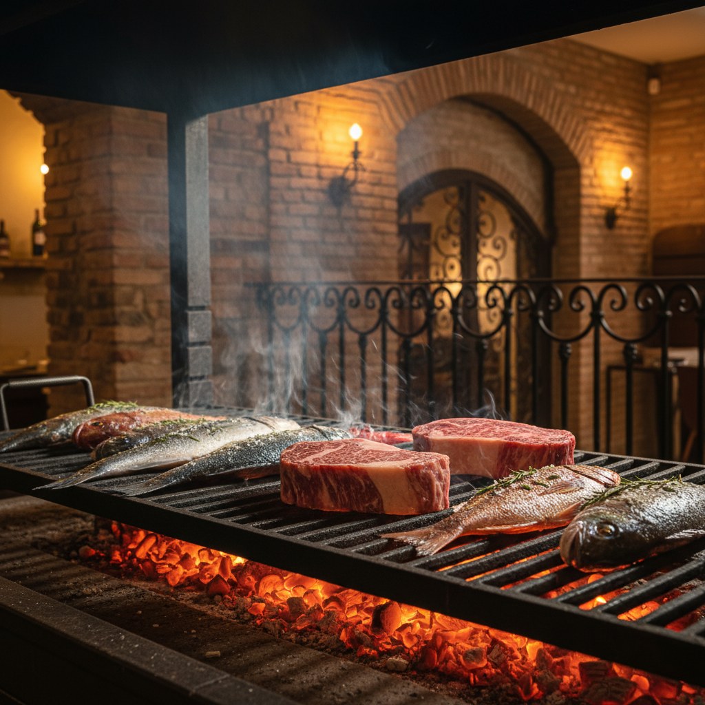 erre & urrechu: basque fire meets mediterranean produce