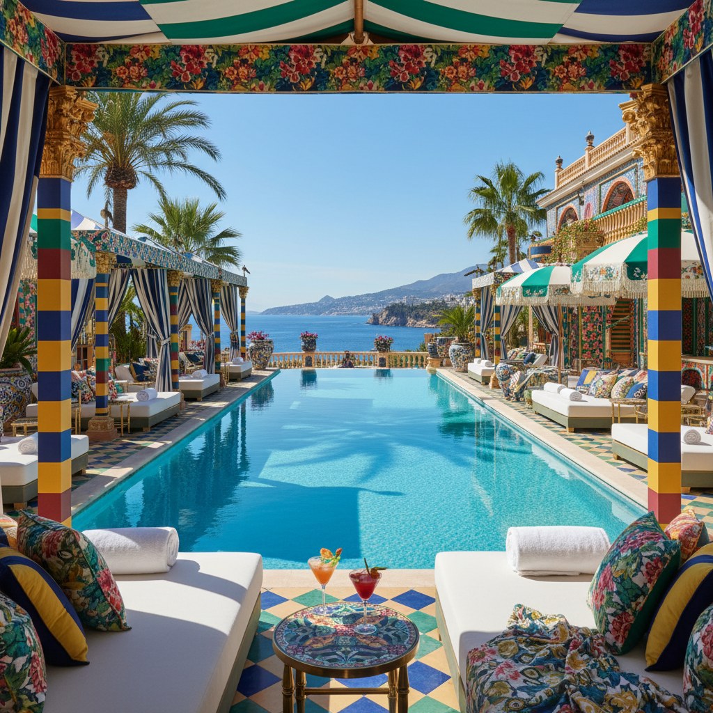 la cabane marbella: dolce & gabbana aesthetics meet pool club culture