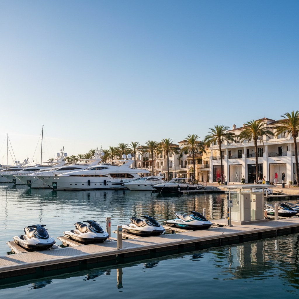 top locations for jet ski rental in marbella