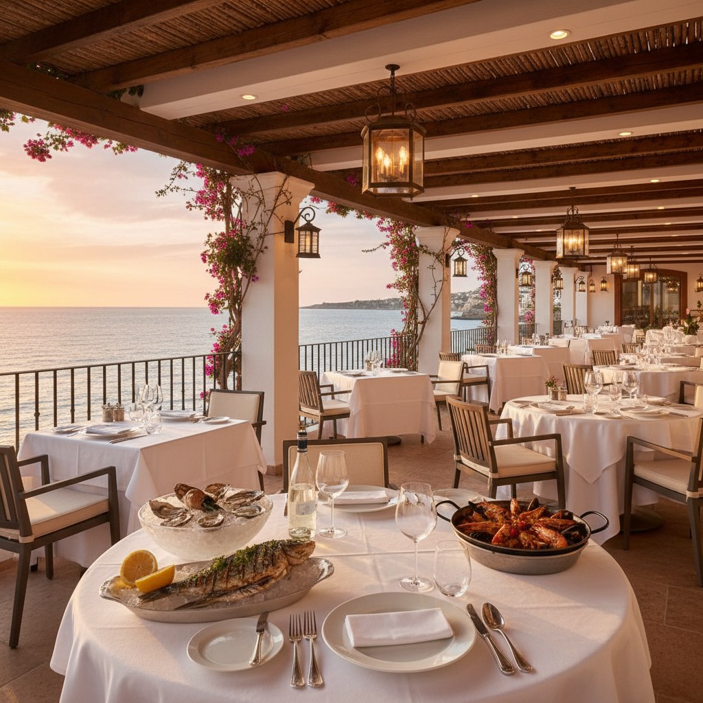 dining: from chiringuitos to refined mediterranean cuisine