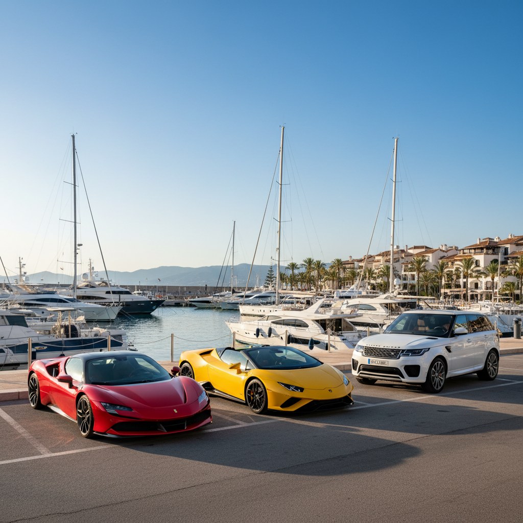 top luxury car options available in marbella