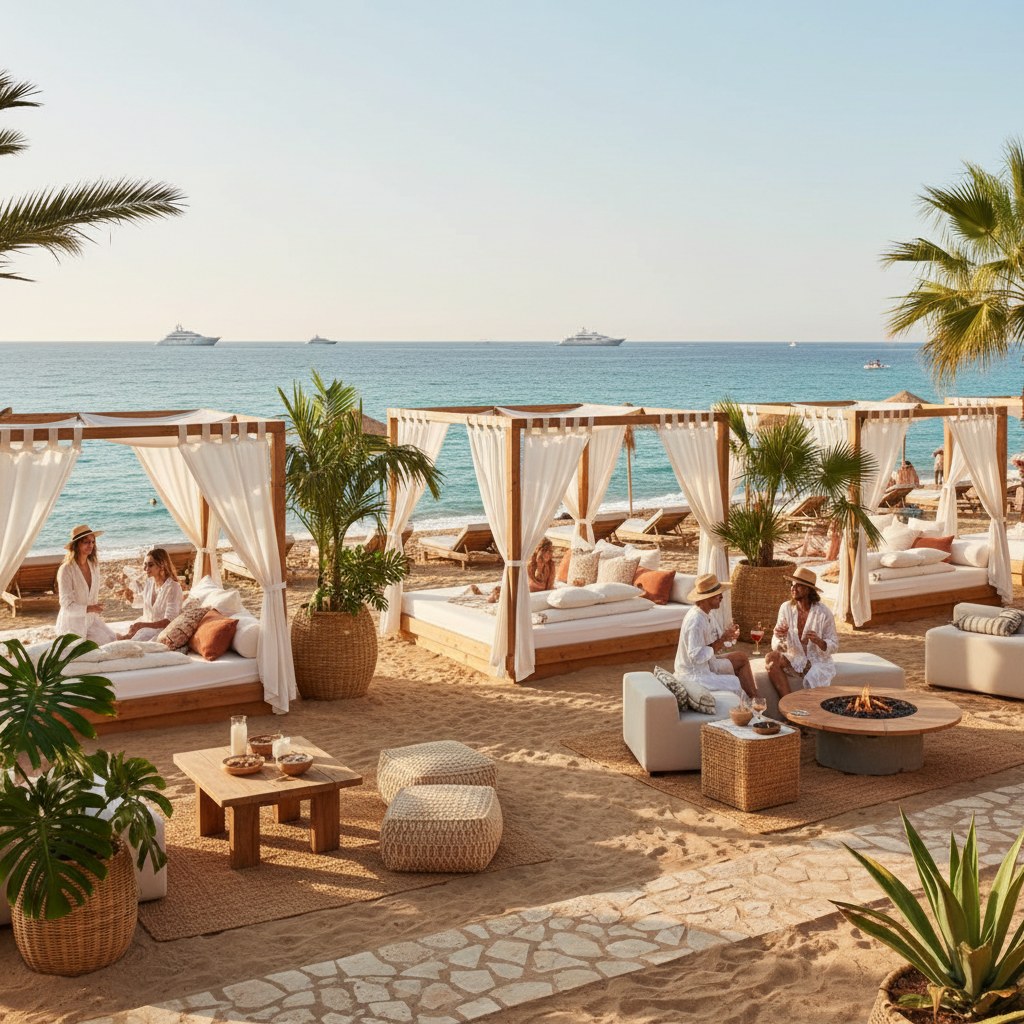 eastern marbella: boho club's coastal sophistication