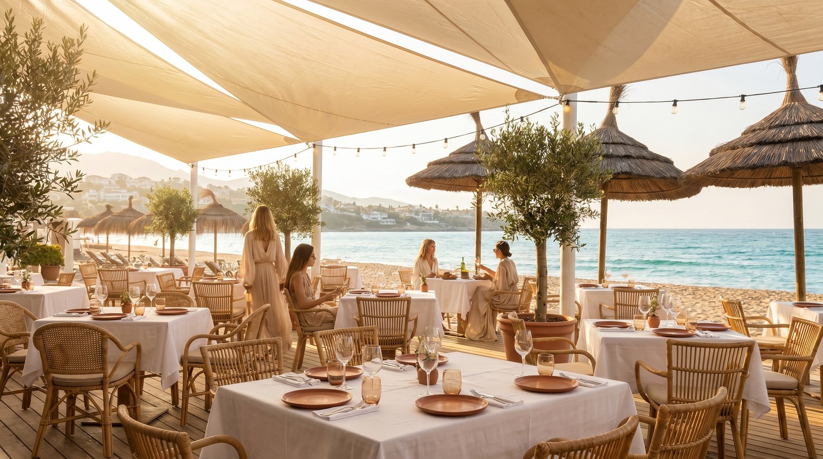 Marbella chiringuitos, beachside dining Marbella