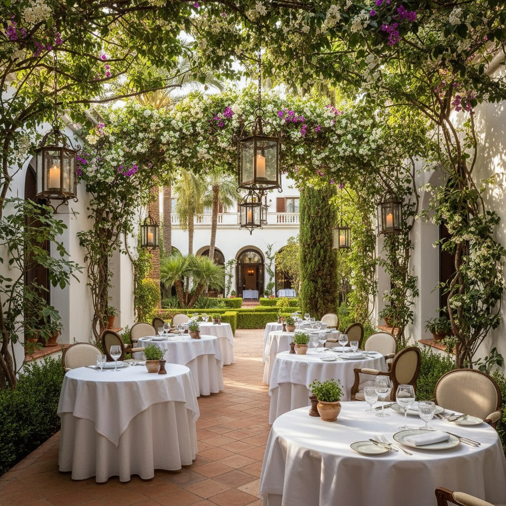 el patio: the heart of marbella club dining