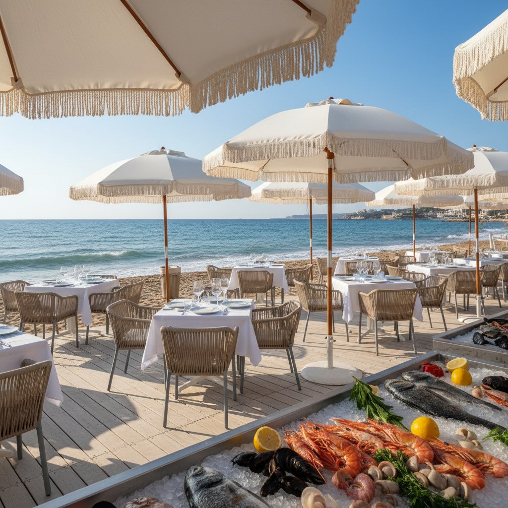 mc beach: authentic chiringuito dining on the shore