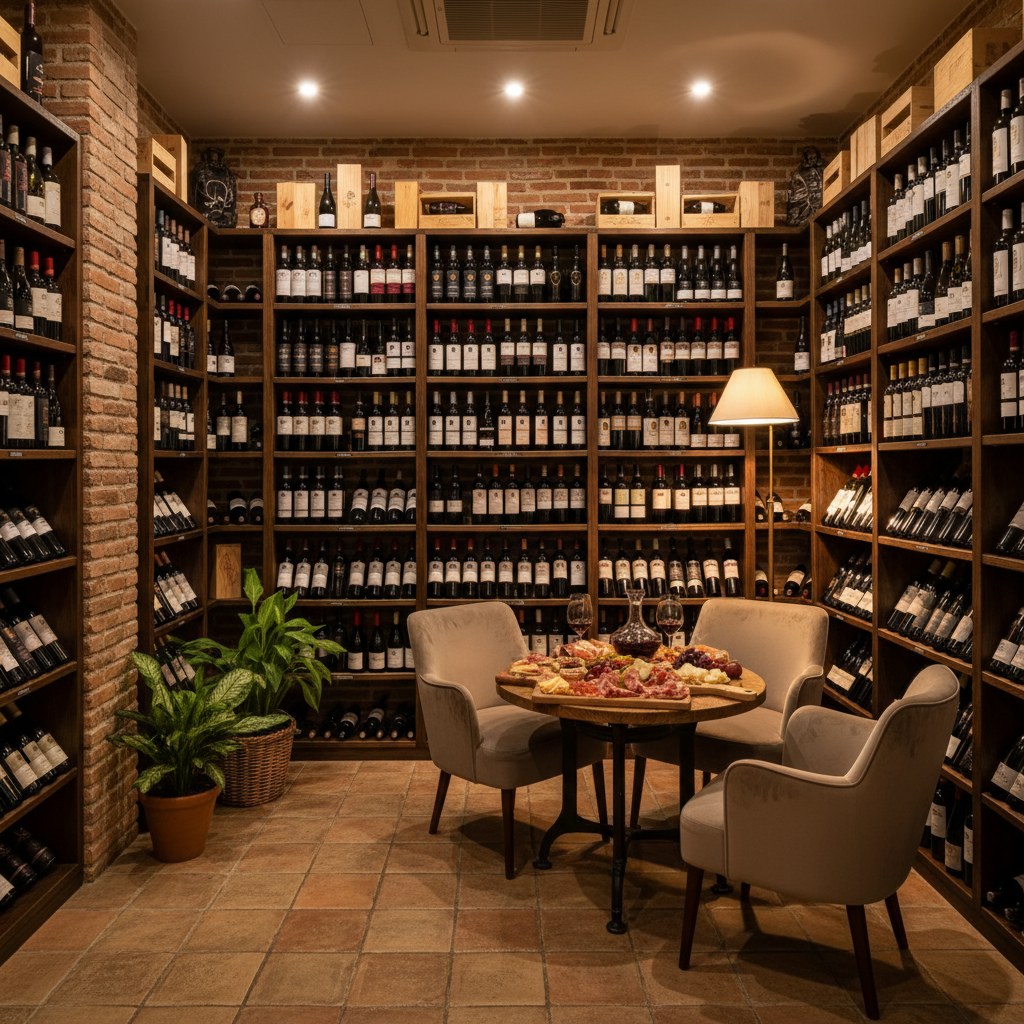 wine bars & intimate drinking corners