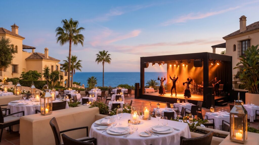 Marbella dinner shows, dinner and show Marbella