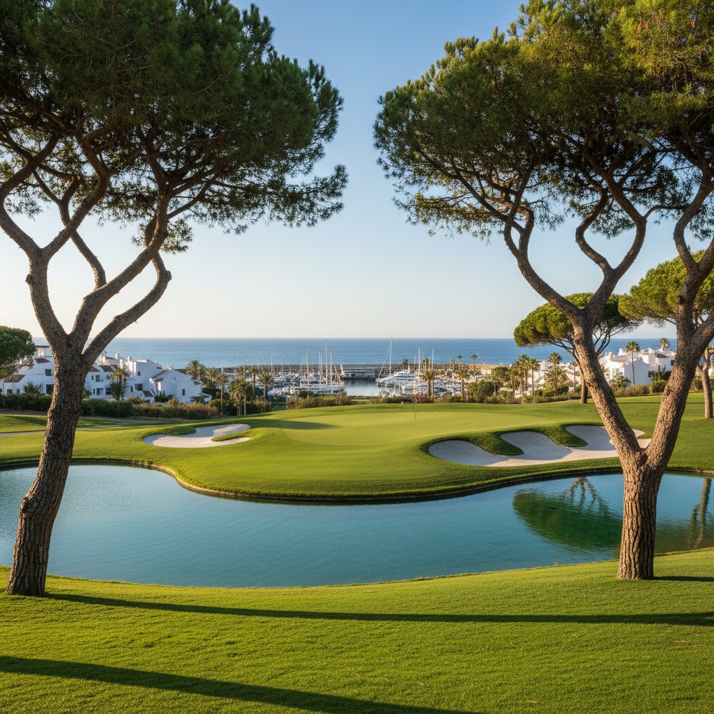 cabopino golf marbella: strategic parkland near the marina