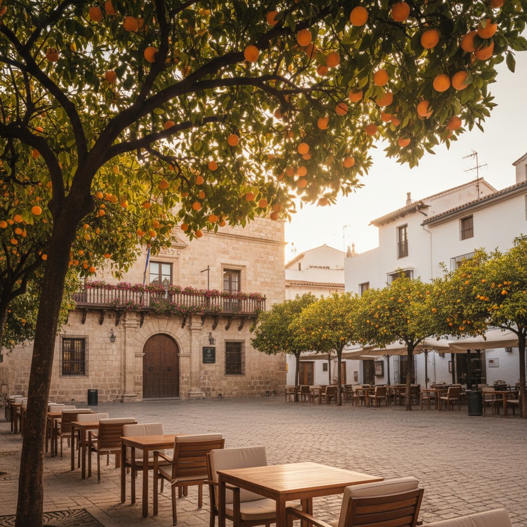 plaza de los naranjos: the orange tree square
