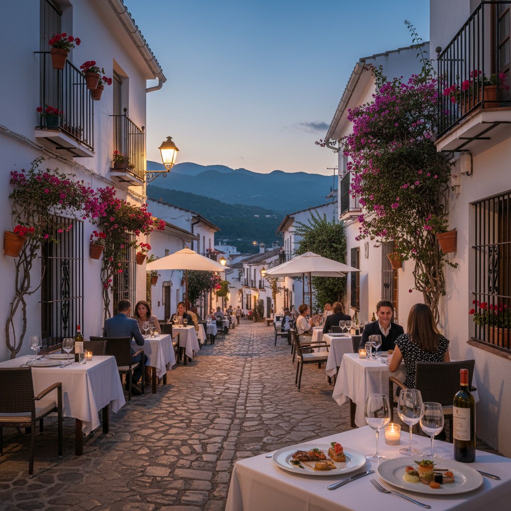 benahavís: the dining room of the costa del sol
