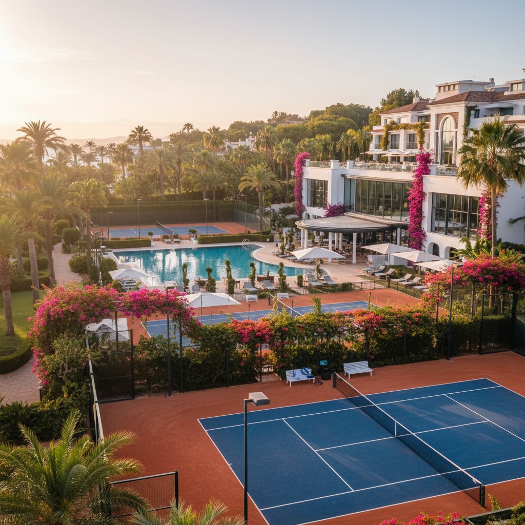 puente romano tennis club: where tennis legends meet padel excellence