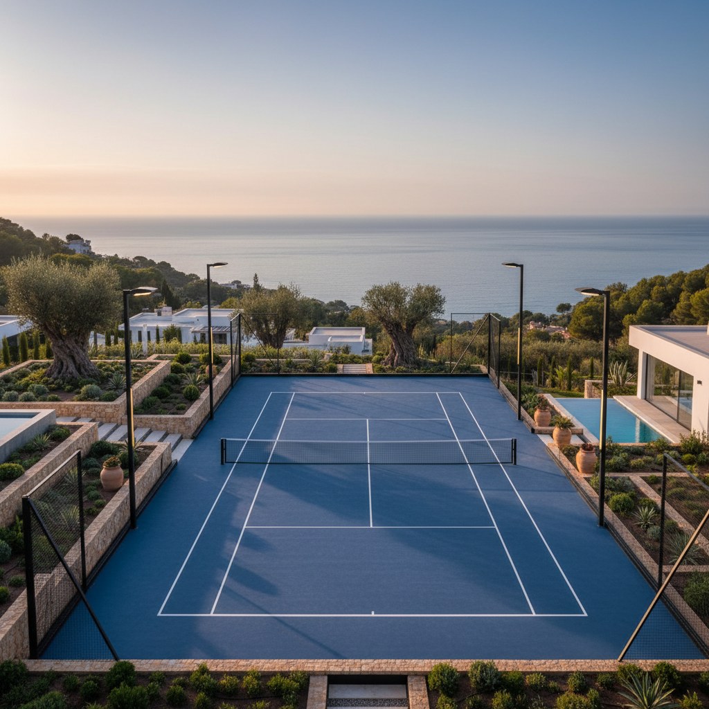 recreation and social spaces: tennis, markets, and gardens