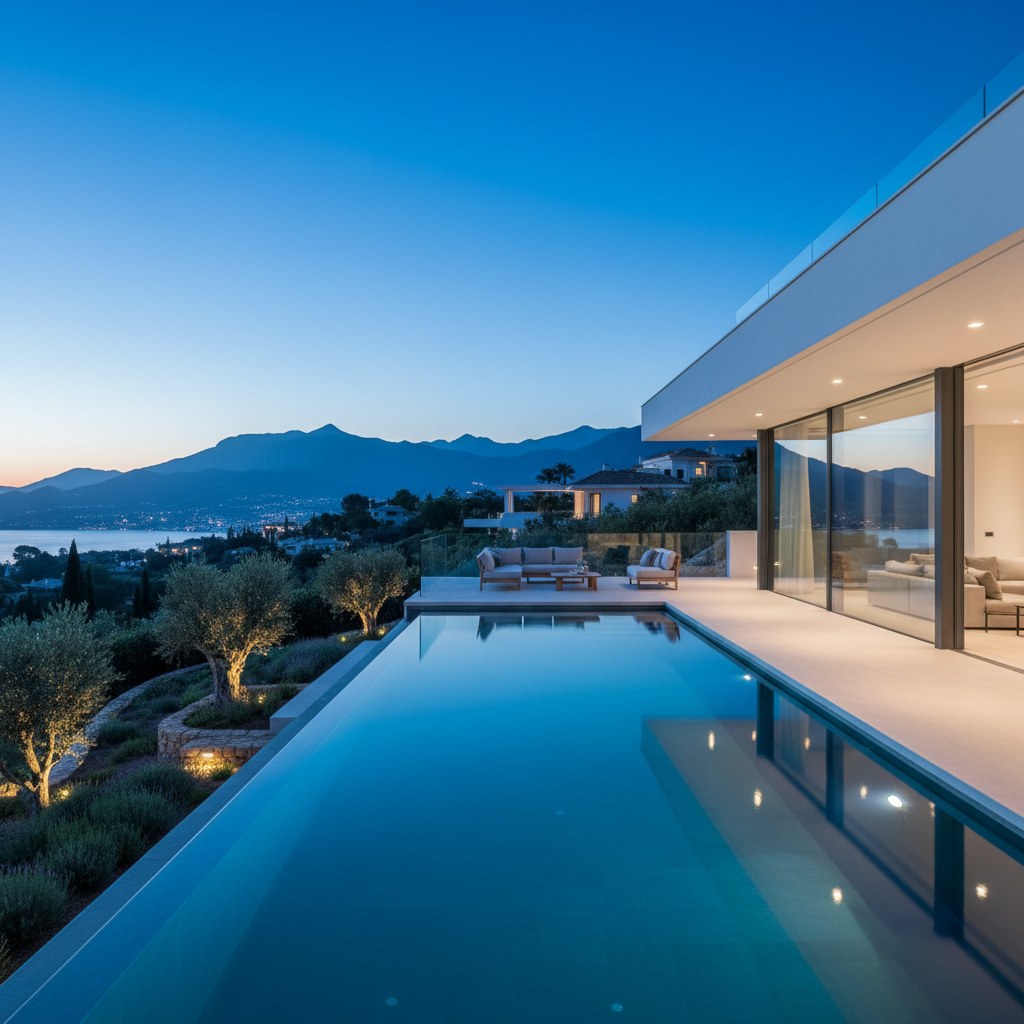 the residential options: villas and terraced homes