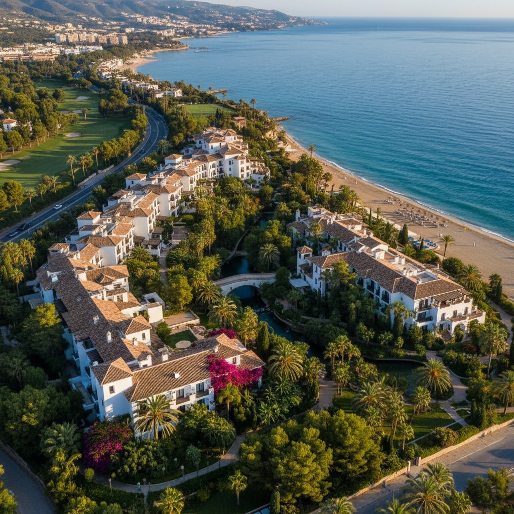 location and setting on the golden mile