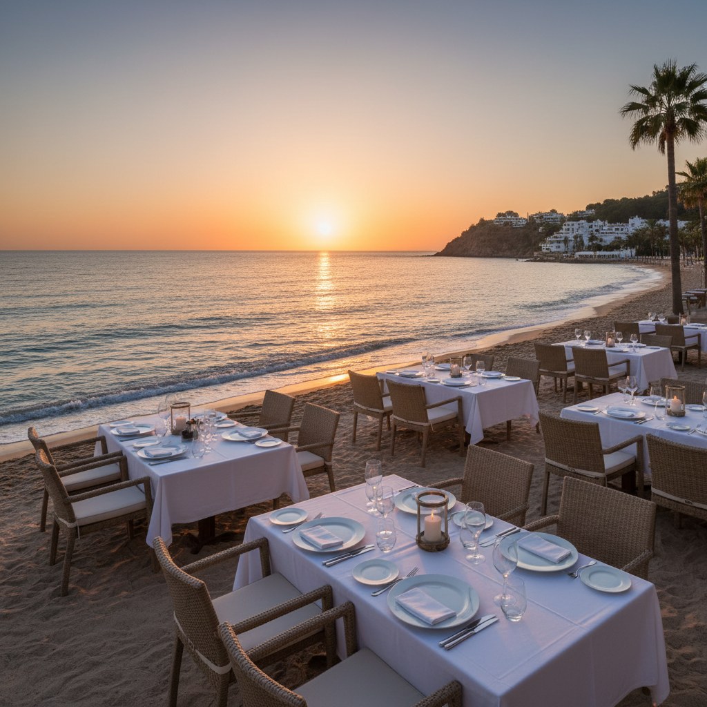 dining and beach clubs