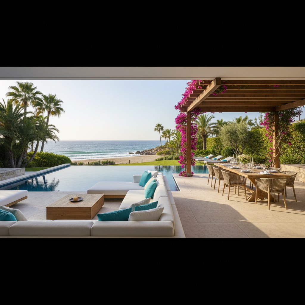 villa armonia: mediterranean grandeur steps from the sea