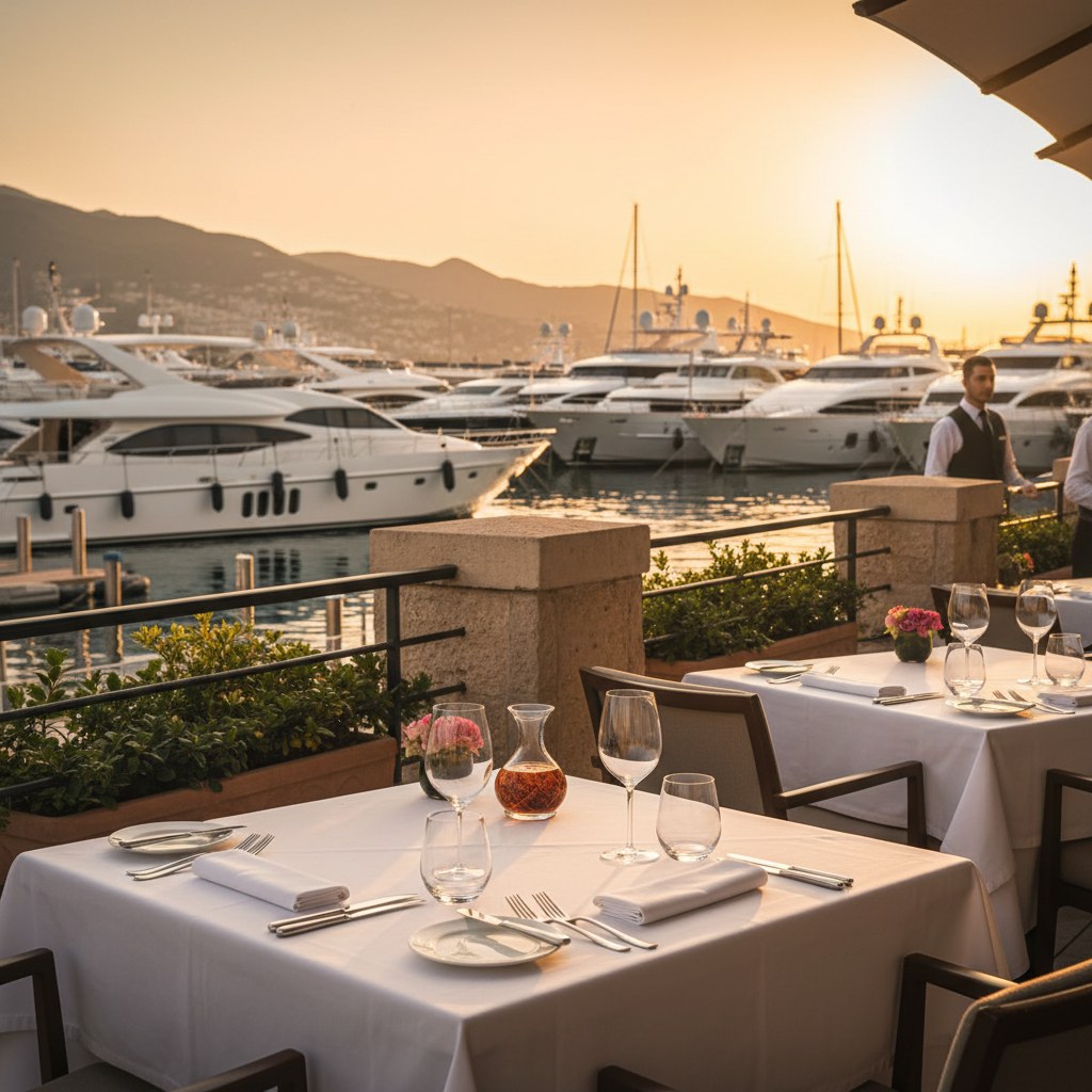 culinary excellence: dining at the water's edge