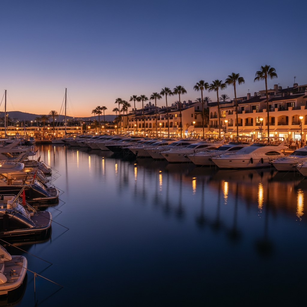 nightlife and beach clubs: after dark at the marina