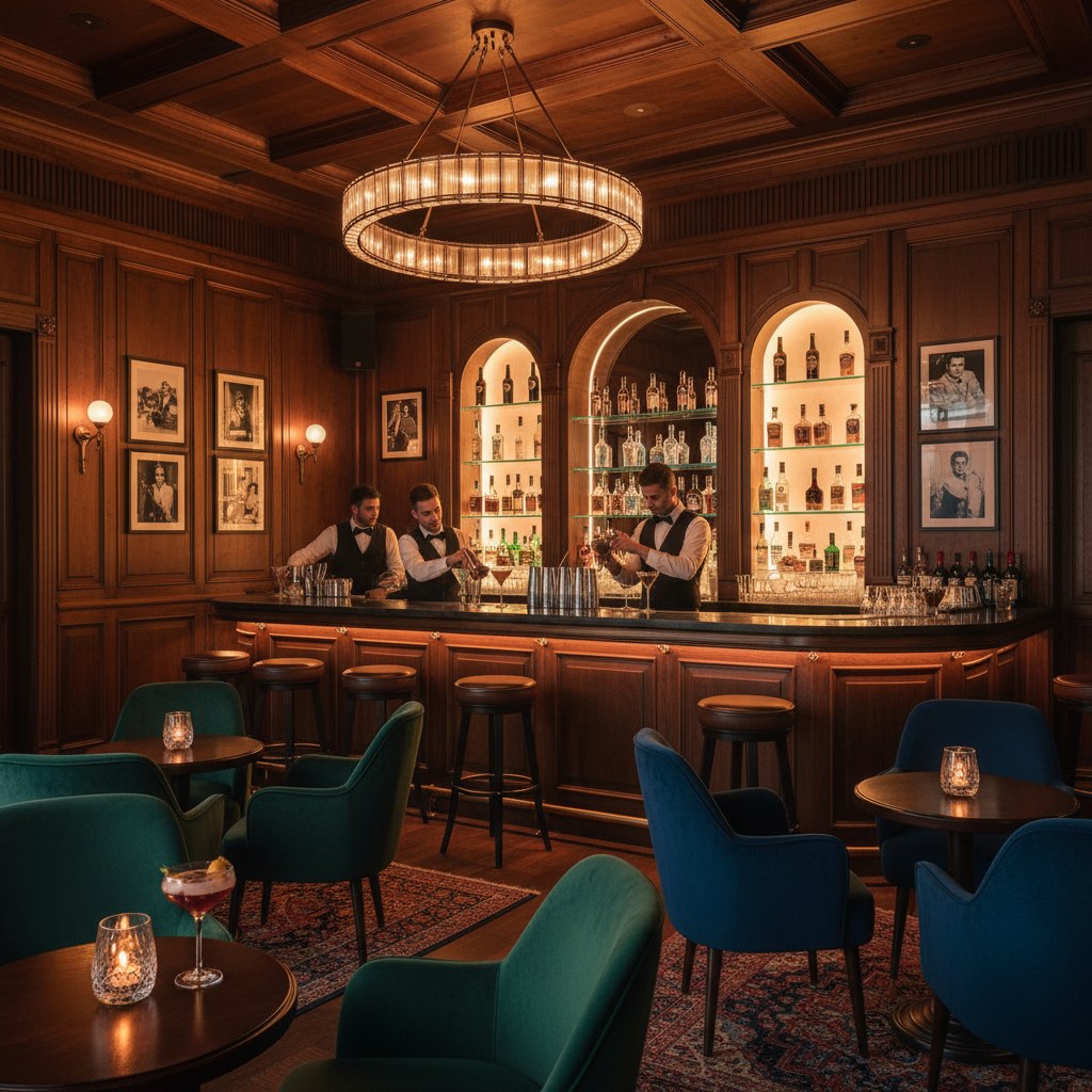 sophisticated bars & live music venues