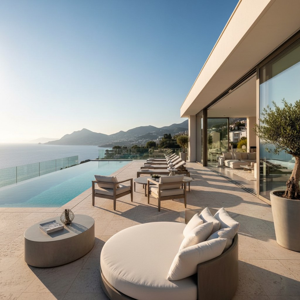 architectural vision: contemporary design meets mediterranean light