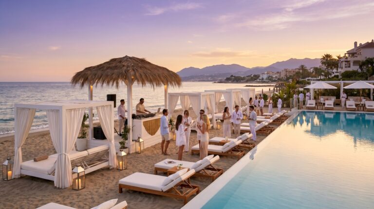 Sunday beach parties Marbella in Marbella