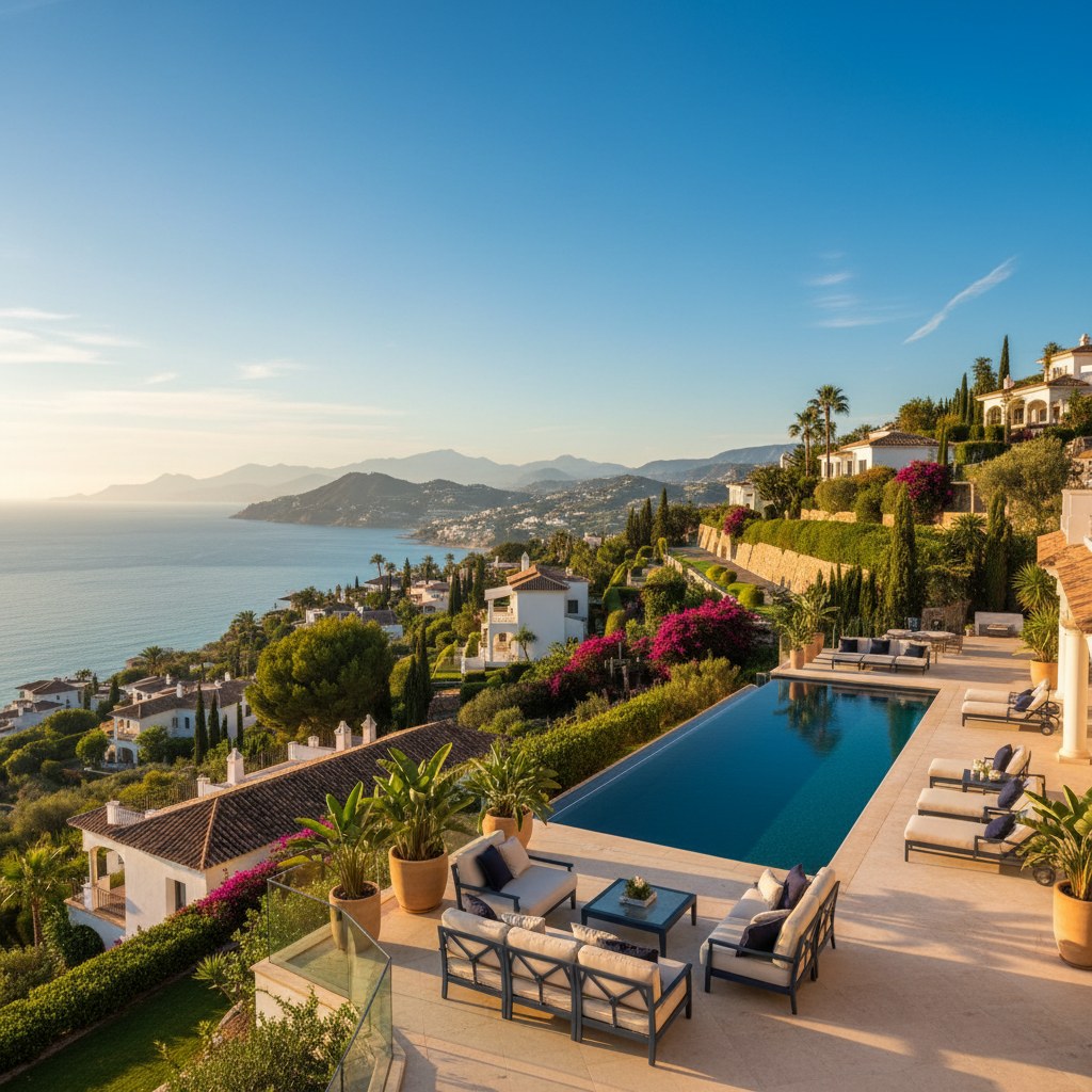 location and setting: benahavís hills above the costa del sol