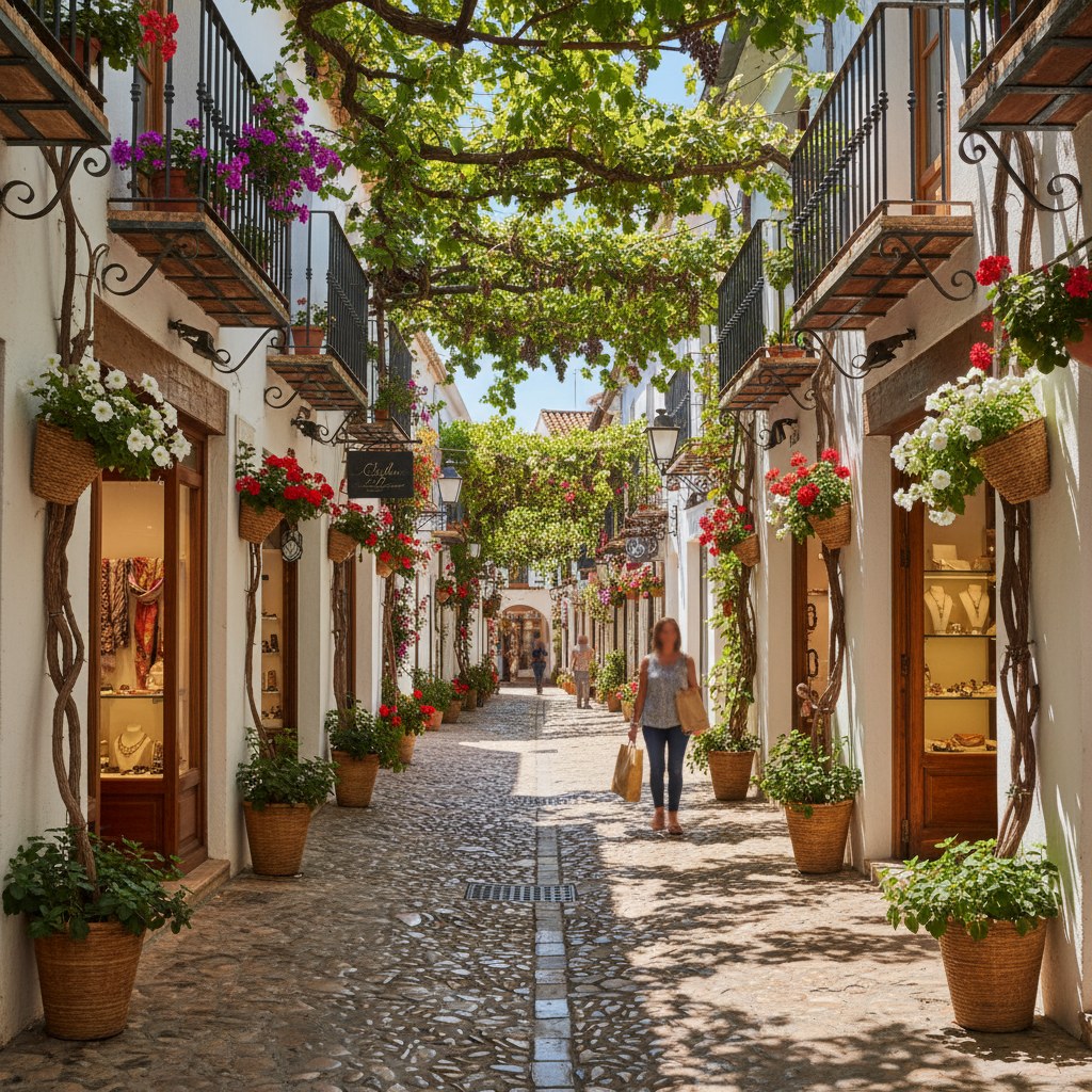 complementary shopping in marbella old town